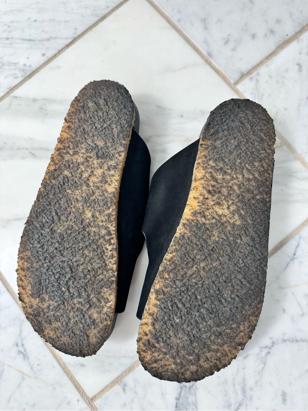 Tory Burch Adrian Slide in Black Suede - Picture 4 of 5